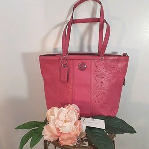COACH Hot Fuschia! Prettiest Pink Shoulder Bag!
